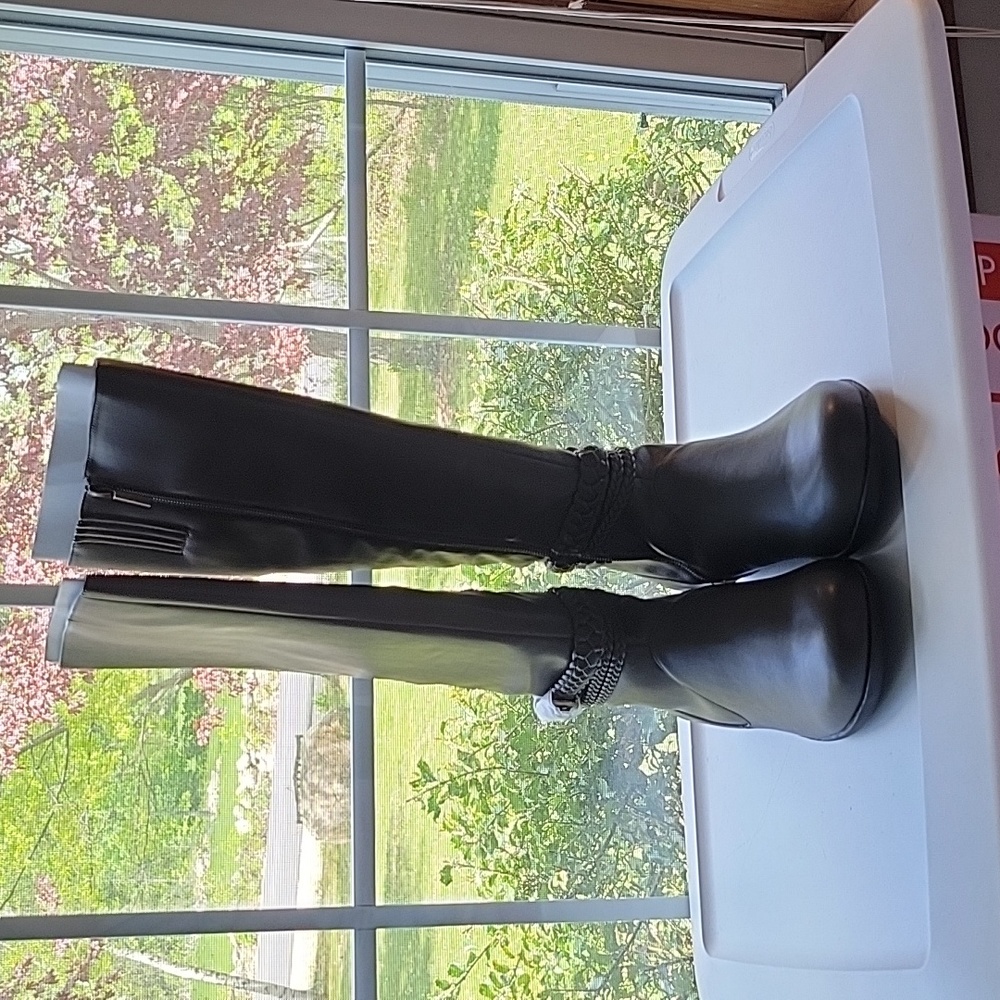 Ladies Tate Wide Calf Boot - Picture 2 of 13